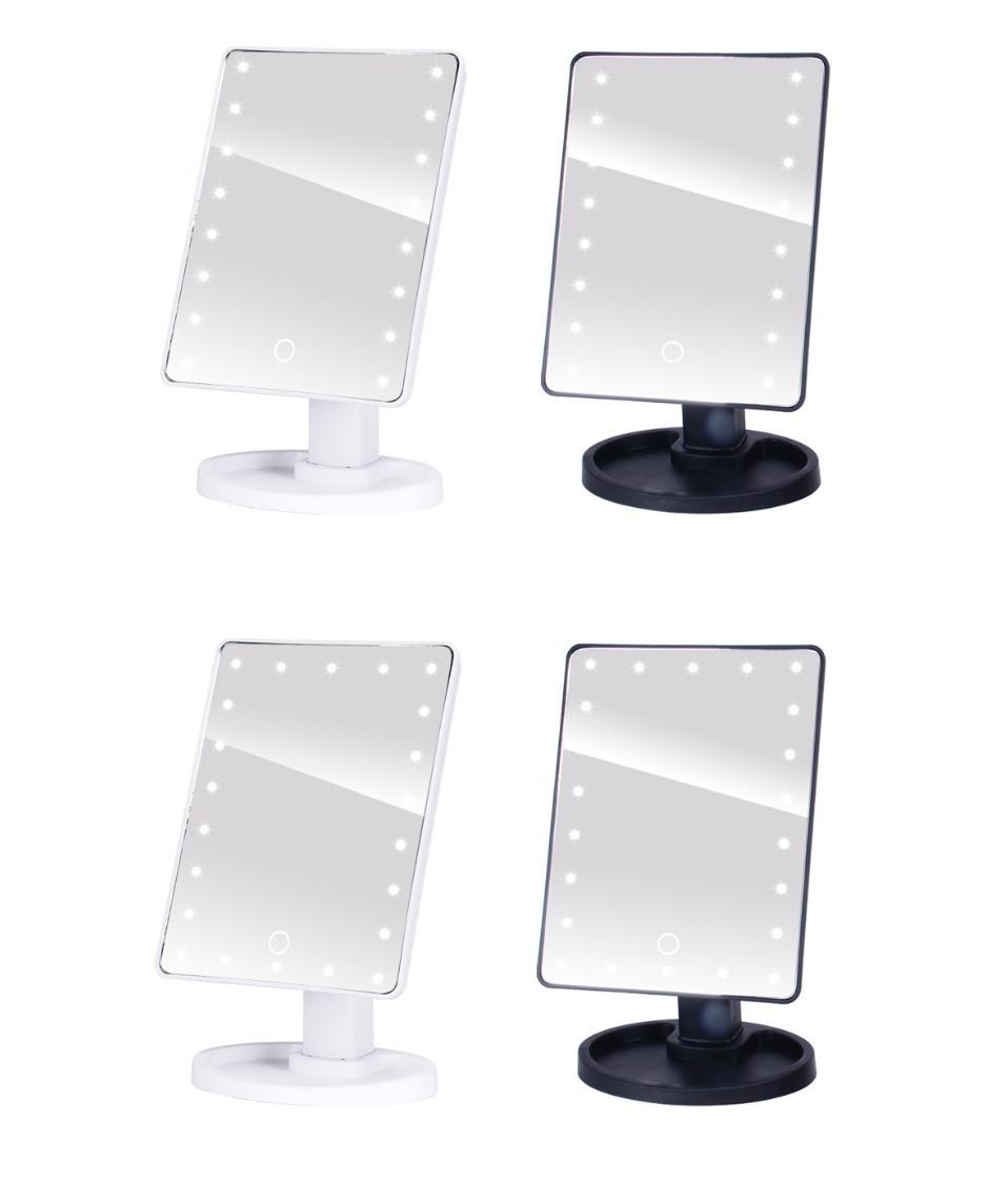 LED Professional Beauty Cosmetic 16/22 Lights Touch Screen Makeup Mirror