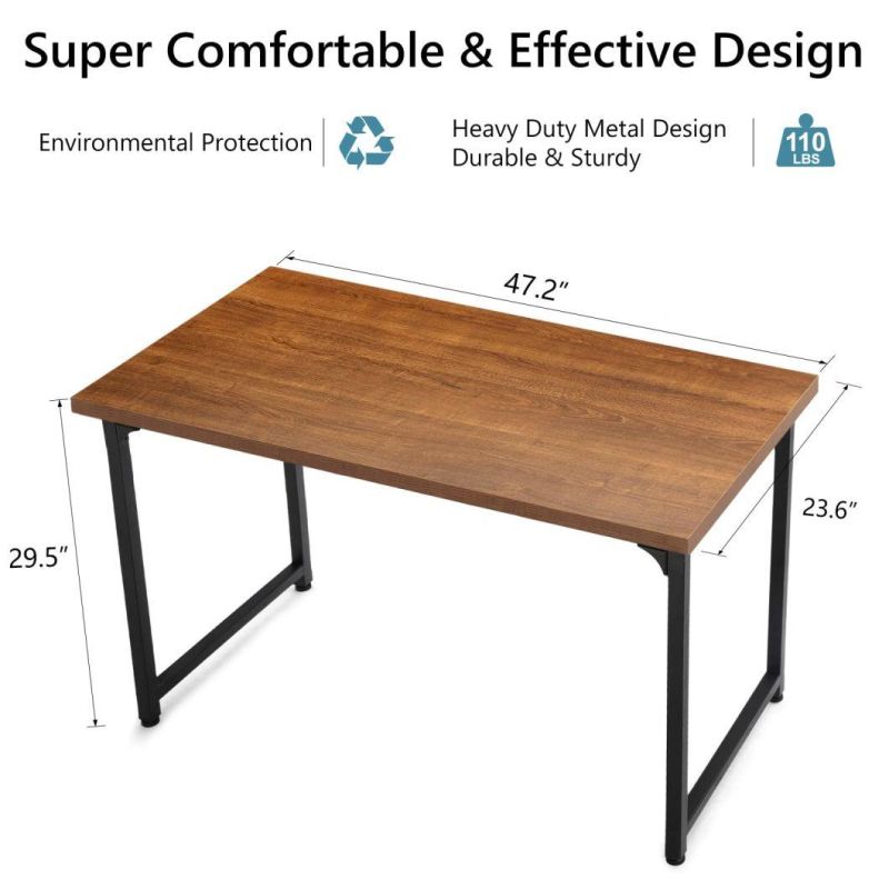 Study Small Desk for Small Spaces, Workstation PC Computer Table, Desk with Storage