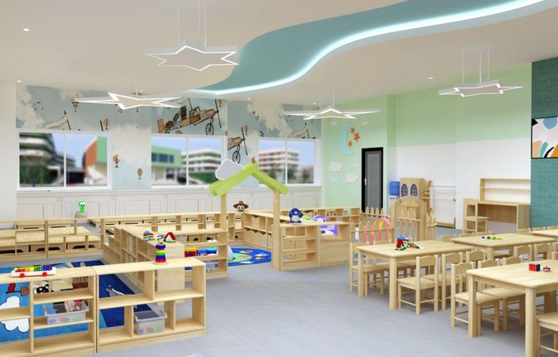 Wholesale Kids School Classroom Furniture, Preschool Student Furniture, Children Care Center Children Furniture, Kindergarten Wood Furniture