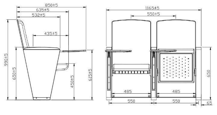 Stadium Economic Conference Cinema Classroom Auditorium Church Theater Chair