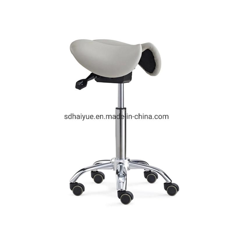 Ergonomic Two Parts Seat Split Saddle Stool Office Chair