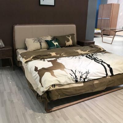 Modern Home Furniture Wooden Bed Room Bed Double Bed Hotel Bed