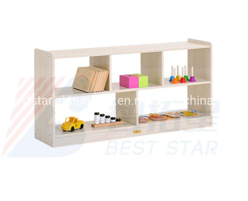 Playroom Furniture Toy Storage Cabinet, Kindergarten Kids Toy Storage Cabinet, Children Care Center Furniture, Baby Display Wooden Rack and Cabinet