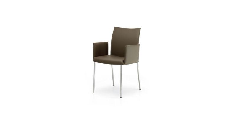 CFC-05 Arm Chair/Microfiber Leather//High Density Sponge//Metal Base/Italian Sample Furniture in Home and Hotel