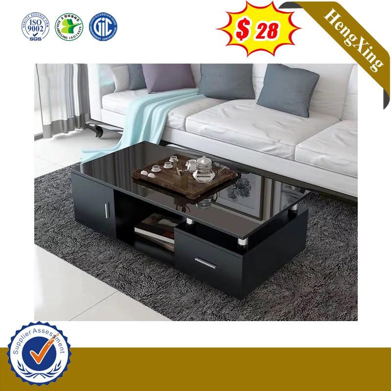 Luxury Glass Modular Hot Sell Shining Teak Assemble Table Furniture (UL-MFC066.2)