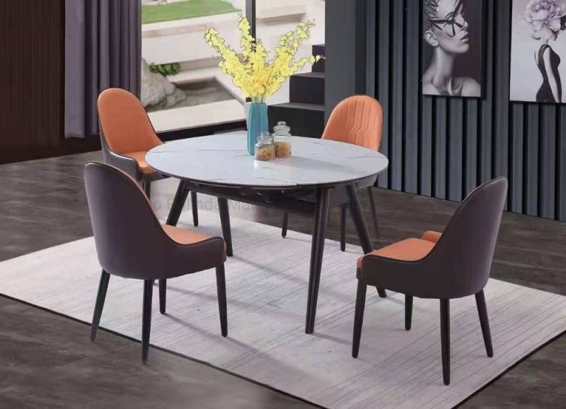 Whole Sale French Fabric Leather Velvet Upholstered Modern Dining Room Chair for Restaurant, French Luxury Dining Chair