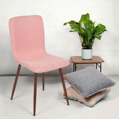 Cheap Home Furniture Best Quality High Back Pink Dining Chair