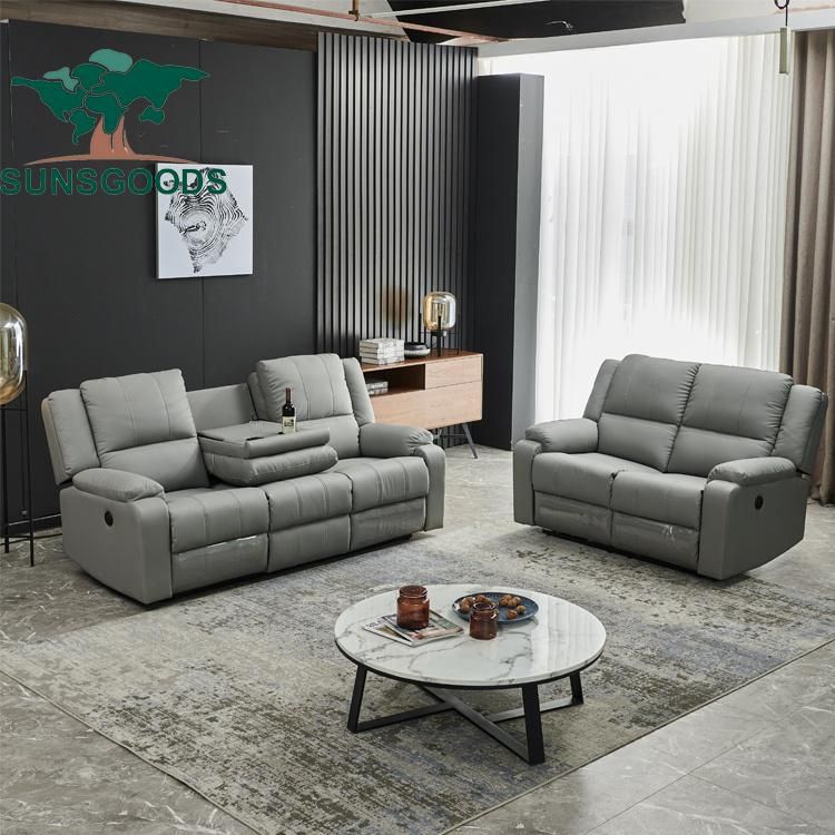 Living Room Furniture Modern European Style Fabric Leather Sofa