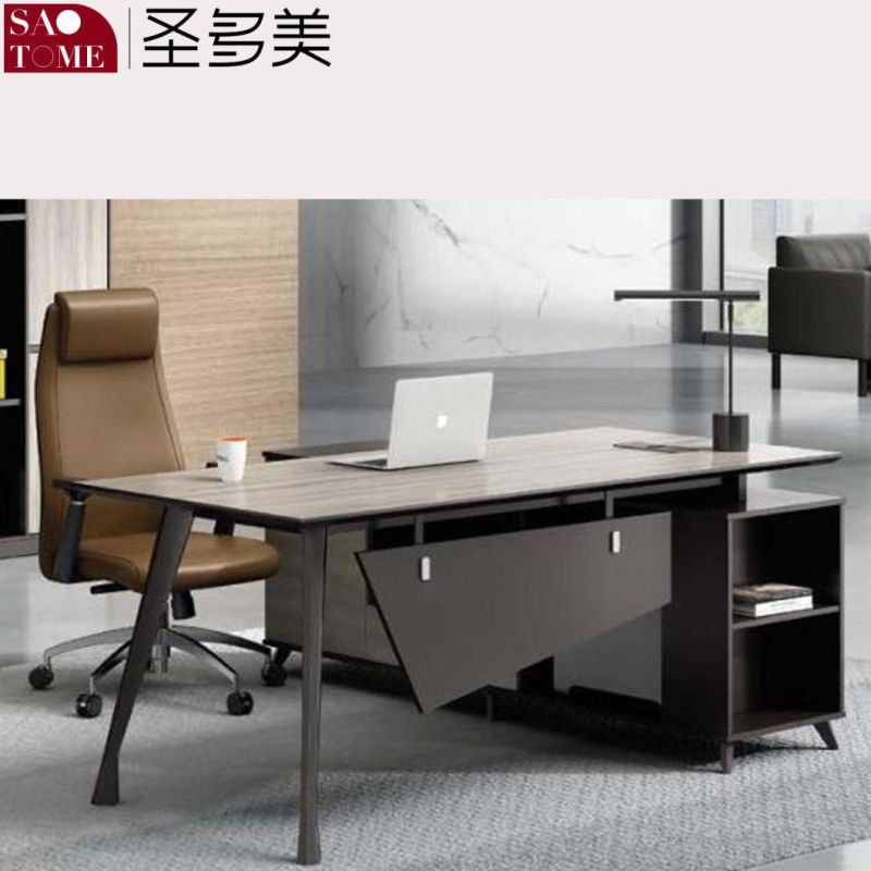 Modern Office Furniture Executive Desk with Side Cabinet