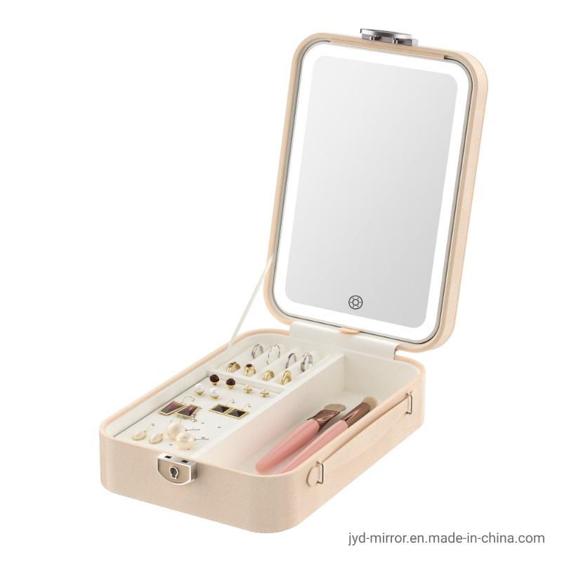 Travel Case Mirror for Cosmetic and Makeup Portable Design