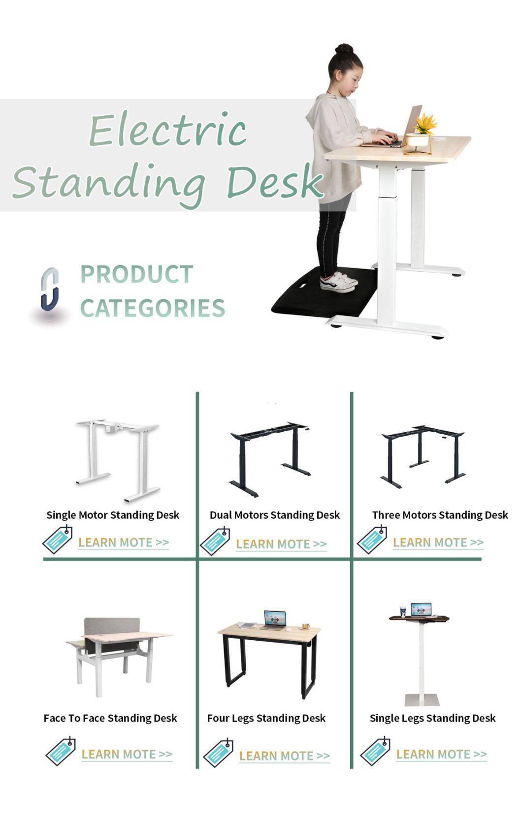 Low Price Manual Standing Computer Desk Base Height Adjustable Office Desk Frame for Wholesale