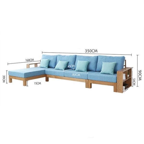 Modern Living Room Furniture Solid Wood Sofa Combination