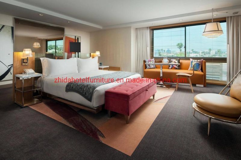 5 Star Modern Luxury Commercial Hospitality Hotel Bed Room Hilton Hotel Bedroom Furniture