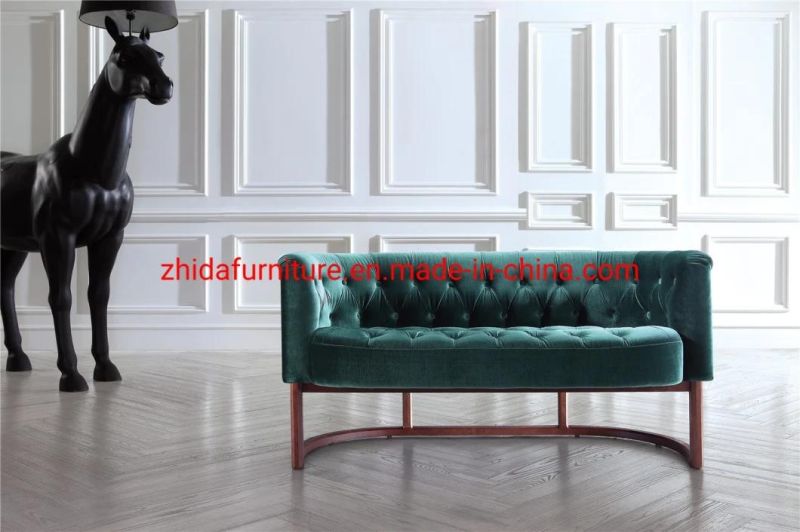 Artistic Hotel Arc Sofa Villa Creative Living Room Fabric Sofa