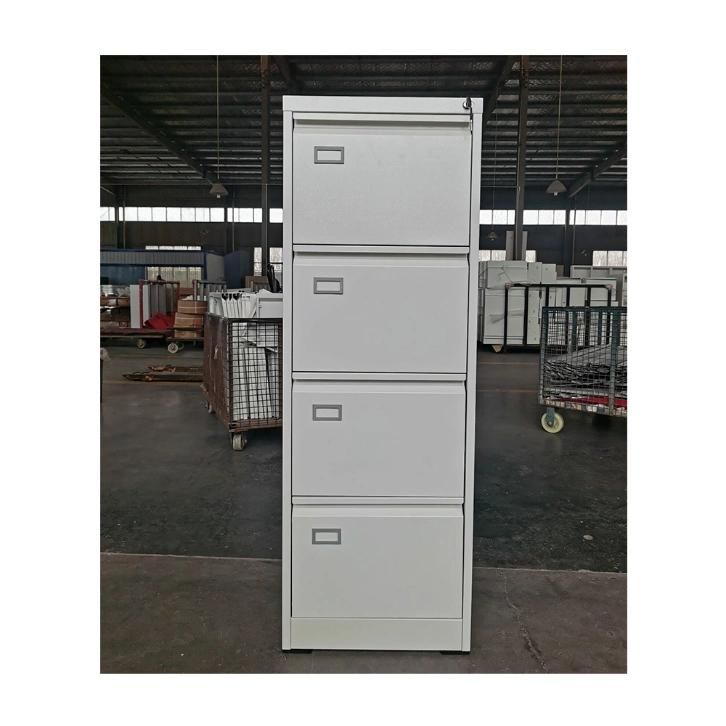 Fas-002-4D Modern Office Home Furniture Metal Large 4 Drawer Storage Cabinets Vertical Steel Filing Cabinet