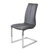 Modern Design Dining Room Armless Cheap PU Faux Leather Dining Chair