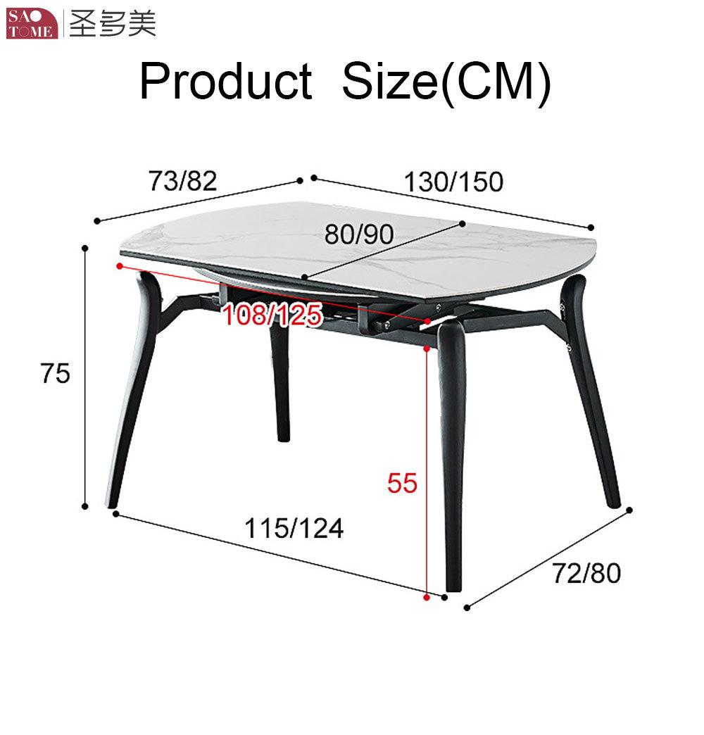 Modern Style Dining Table Wood Slate Dining Table