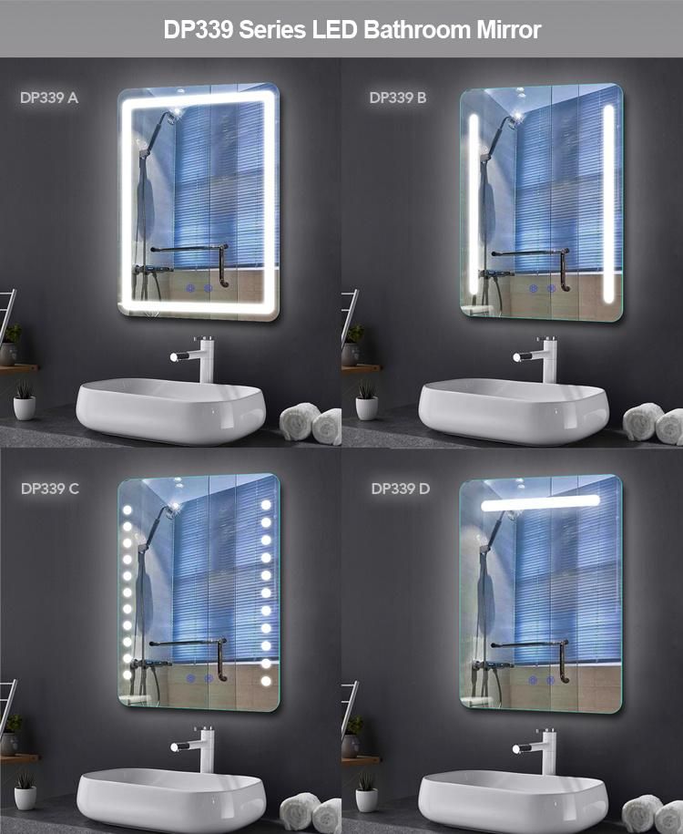 Hot Selling LED Products High Definition LED Rectangle Framed Mirror Bathroom Mirror