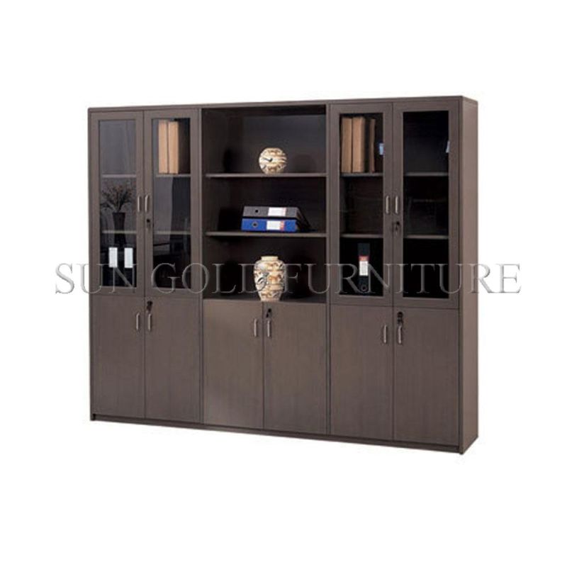 New Design Wooden Bookshelf Bookcase Filing Cabinet with Shelf (SZ-FC054)