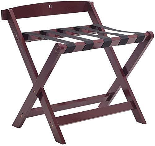 Solid Wood Hotel Luggage Rack Home Folding Luggage Storage Rack