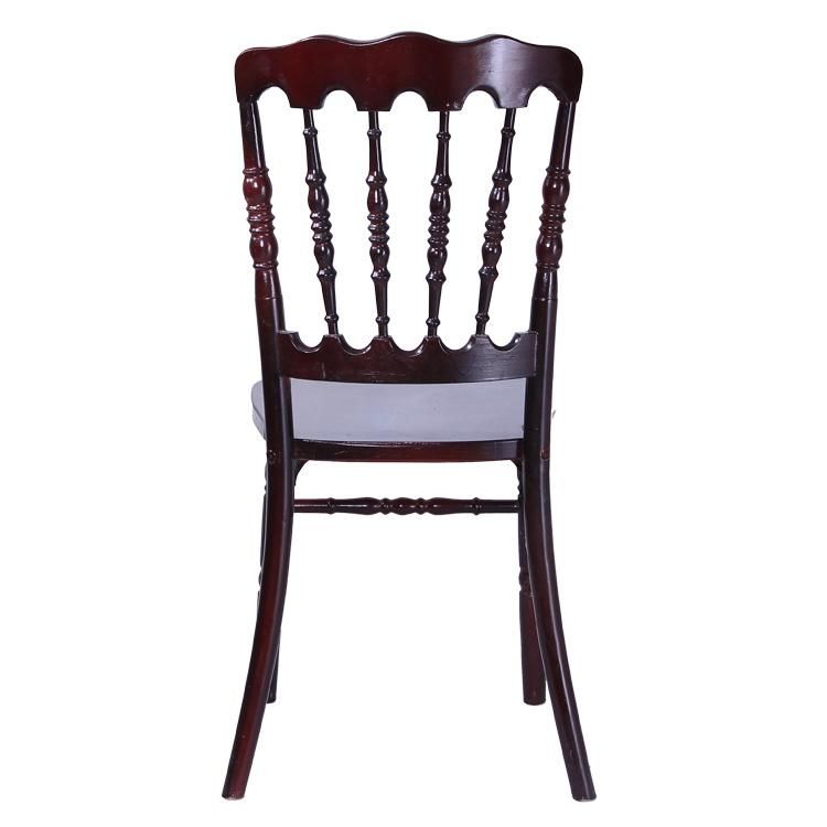 Hotsale Solid Wood Wedding Napoleon Chair Wooden Wedding Chair