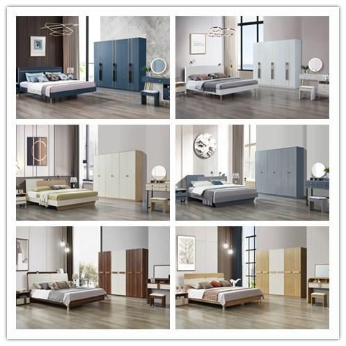 Home Furniture Wooden Modern Hot Sale White Color Bedroom Set