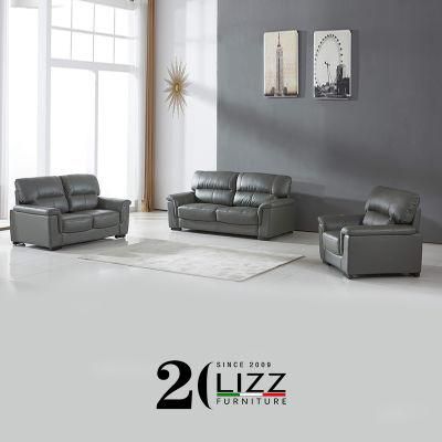 Modern Style European Home Furniture Lounge Leisure Genuine Leather Sofa