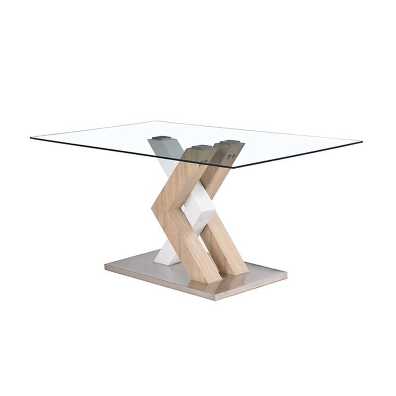 High Gloss Stainless Steel Kitchen Room Furniture Dining Table for Sales