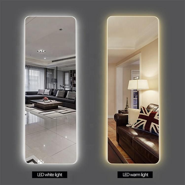 Wholesale Dressing Room Full Length Mirror Frameless Makeup Backlit LED Mirror