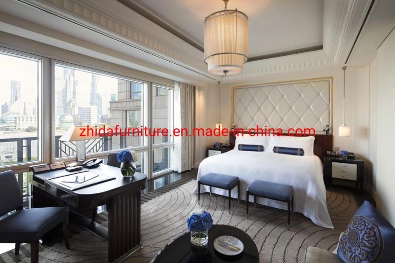 Foshan Factory 5 Star Modern Wooden Bedroom Furniture Supplier for Hotel Presidential Suites