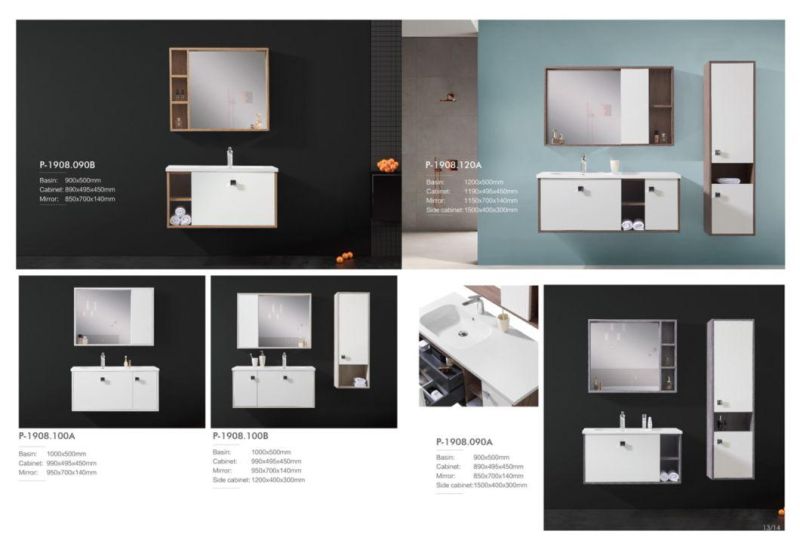 Japanese Market Likes Minimalist Style White Bathroom Furniture