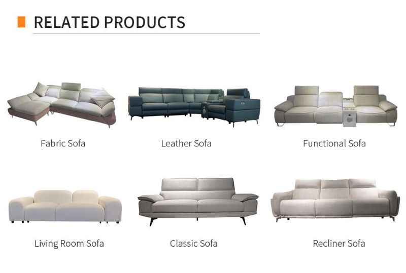 High Quality Soft Modern Contemporary Home Furniture Living Room Sectional Fabric Sofa (21050)