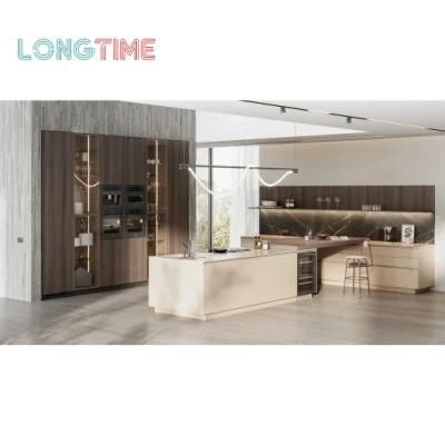 Home Modern Style PETG Finish Kitchen Cabinet Furniture Pantry Kitchen Cabinet