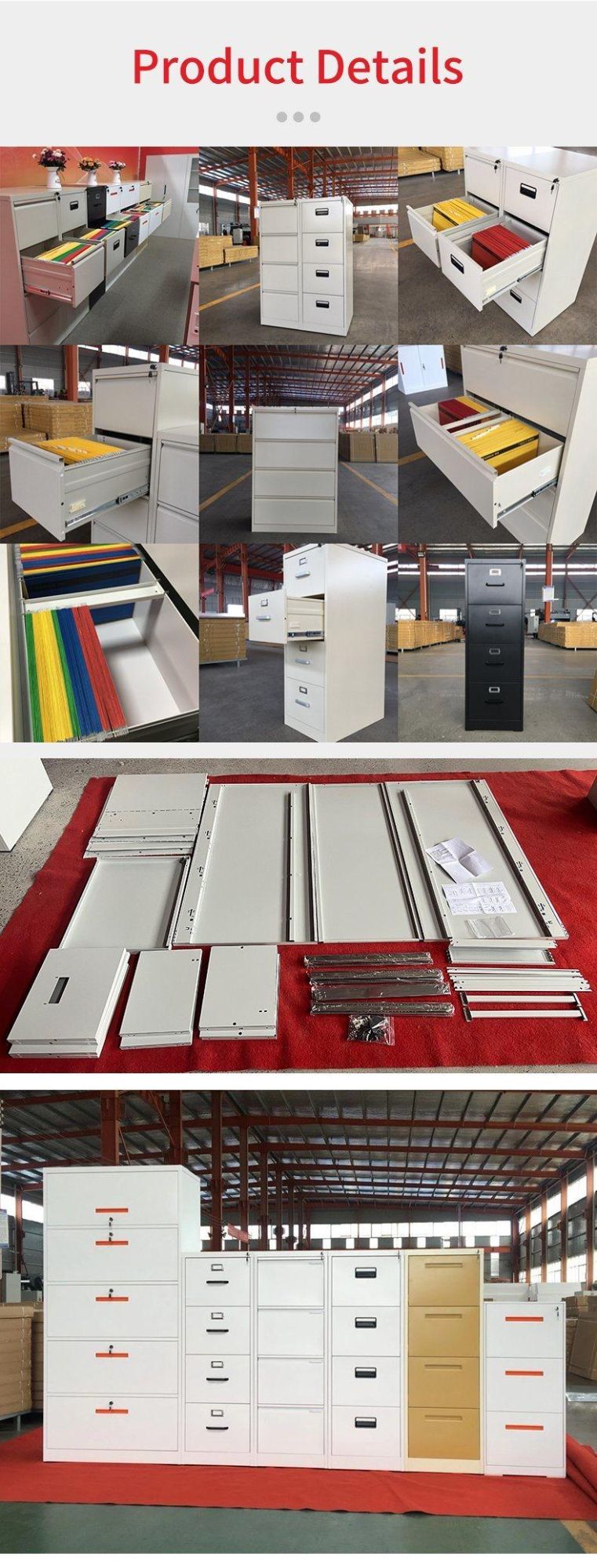 Modern Office Use Multi-Functional Anti-Dumping Steel File Cabinet