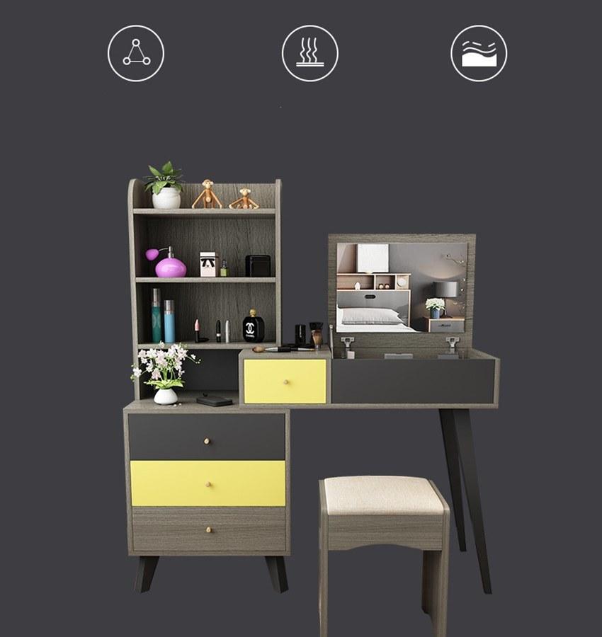 Dresser Storage Cabinet Integrated Economical Bedroom Furniture 0338