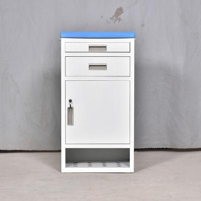 Hospital ABS Bedside Table Ward Locker Movable Cabinet Ward Furniture