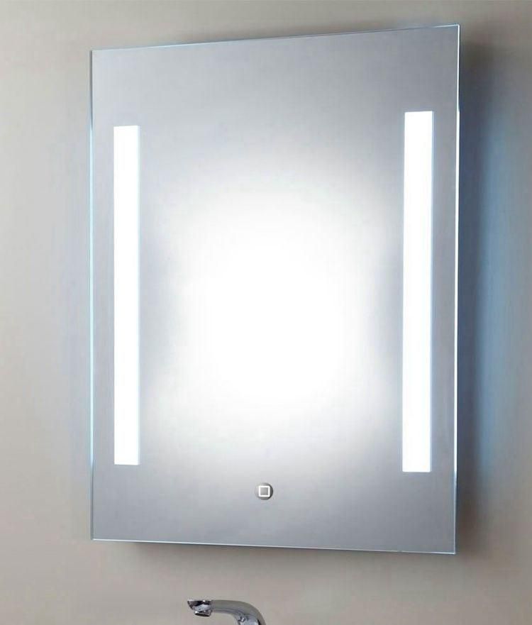 Factory Made Wall Mounted Illuminated LED Bath Mirror with Aluminium Frame