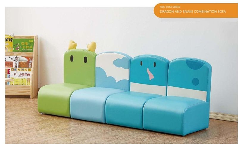 Latest Creative Soft Seat Sofa, Cartoon Kids Sofa, Kindergarten Sofa, Baby Soft Playing Sofa, Preschool Classroom Sofa, Children Home Furniture Sofa