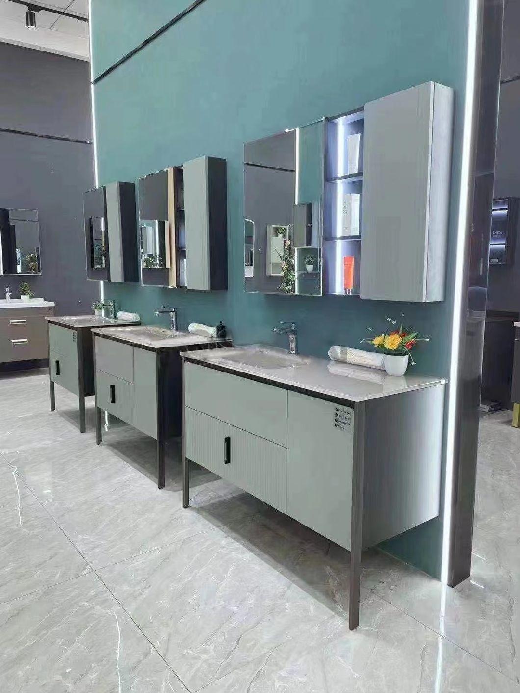 2022 Modern Melamine Bathroom Vanity with Ceramic Sink