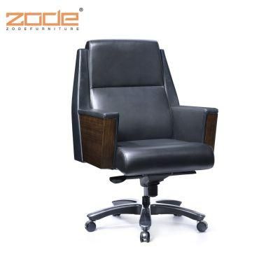 Zode Modern Home/Living Room/Office Furniture Boss High Back Lounge White Ergonomic PU Leather Designer Computer Office Chair