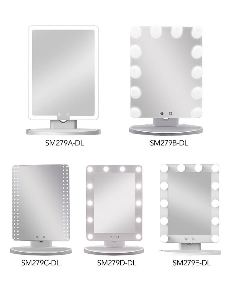 Vanity Makeup Mirror with Lights Hollywood Style for Bedroom