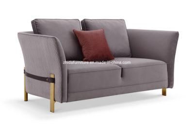 Affordable Luxury Living Room Unique Design Velvet Sofa