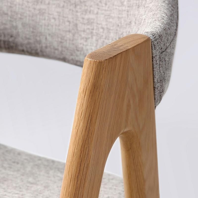 Furniture Modern Furniture Chair Home Furniture Wooden Furniture Modern Unique Design Solid Oak Wood Classic Furniture Dining Room Chair with Wood Legs