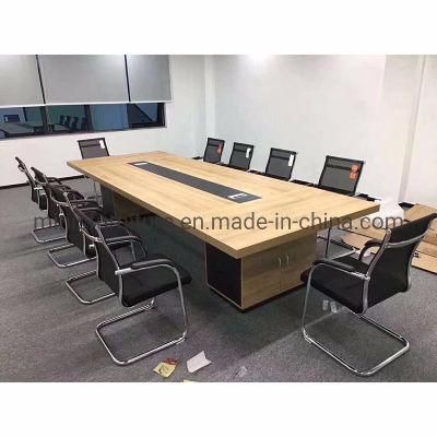 (M-CT372) Big Office Cofference Table Furniture in Stock with Bottom Cabinet