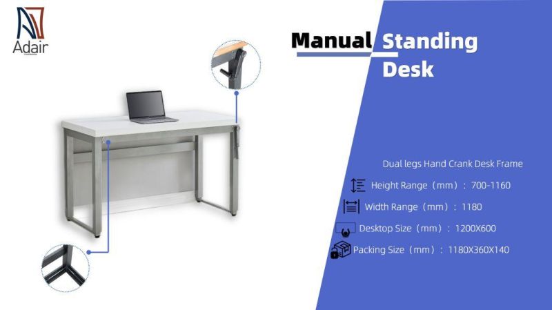 Modern Most Affordable Ergonomic Office Table Design Electric Adjustable Height Laptop Desk