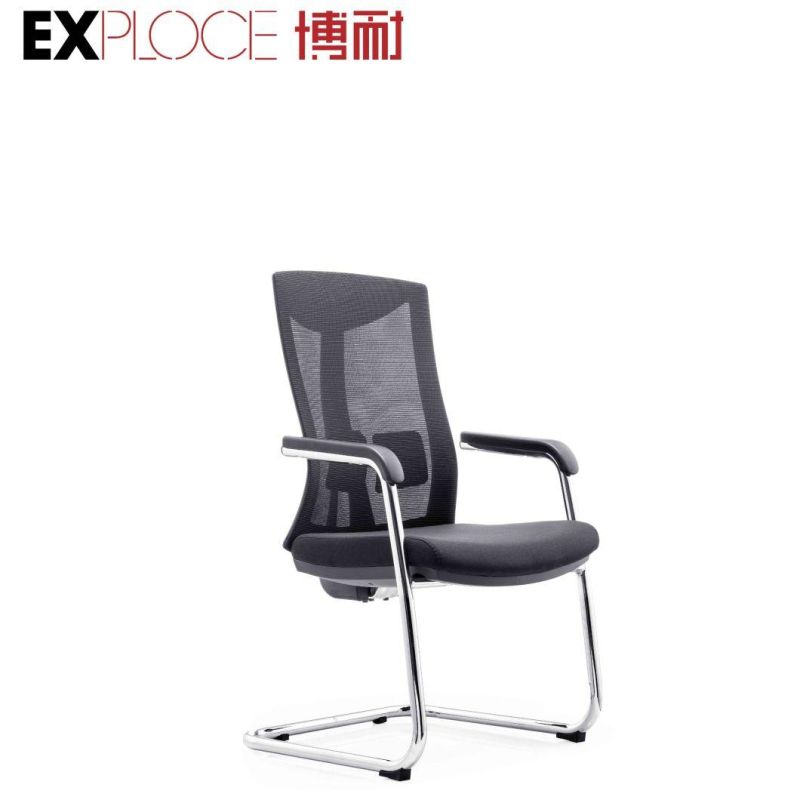 Low Back Black Mesh Metal Frame Swivel Task Desk Staff Office Chair Modern Europen Furniture for Home School Gaming Dining Hotel Hospital Computer Meeting Room