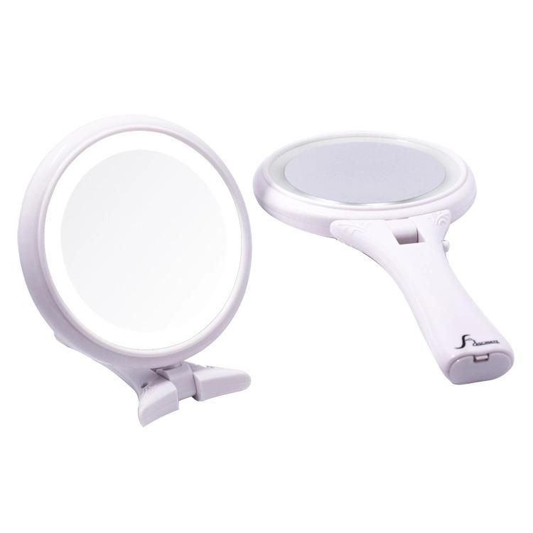 Portable Vanity Mirror Hand Pocket Dual Sides Makeup Mirror