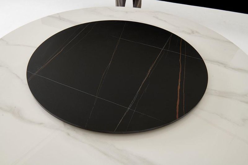 Modern Furniture Round Dining Table with Sintered Stone