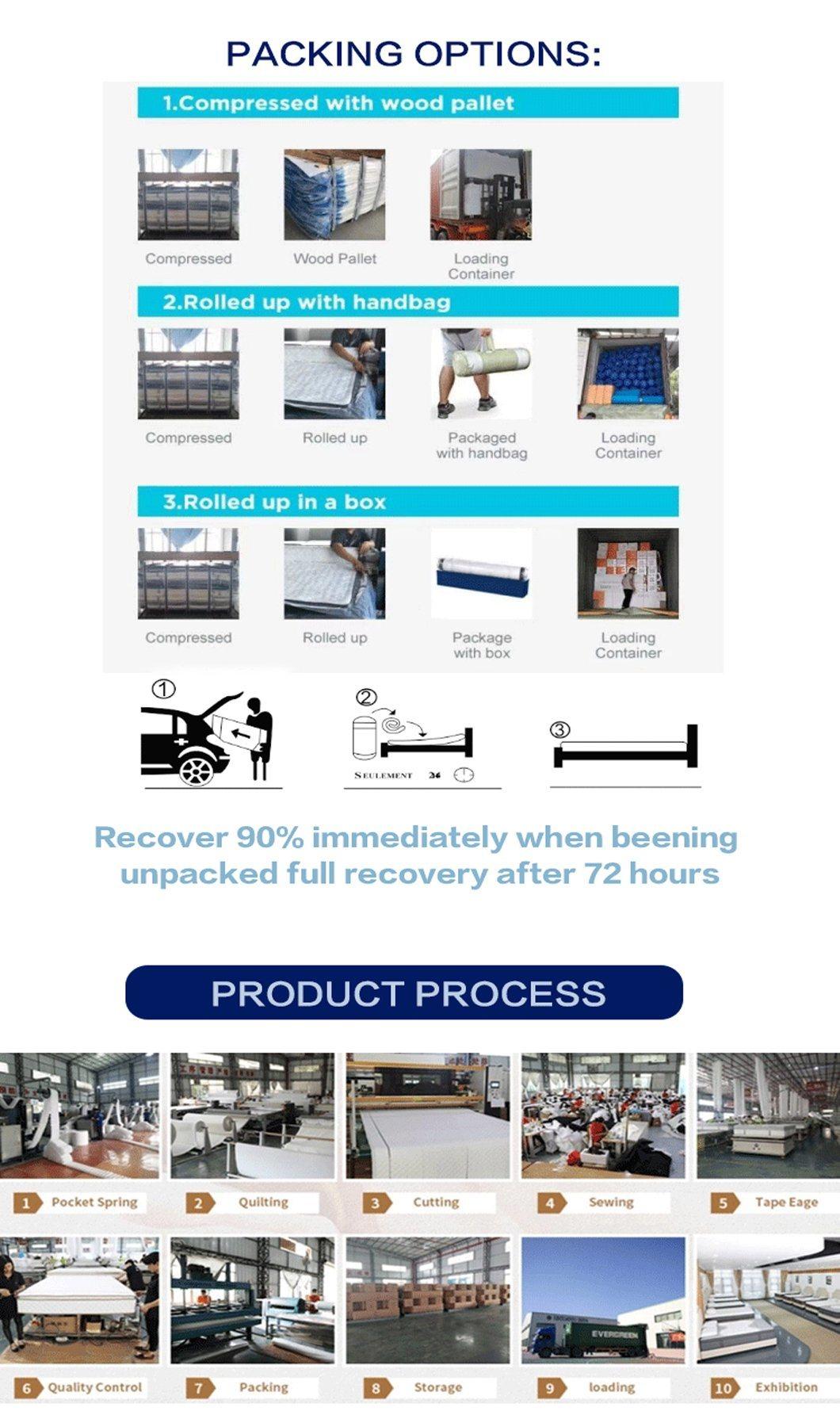 Aussie Sleeping Well The Best Factory Full Inch Mattresses King Double Gel Memory Foam Spring Mattress in a Box