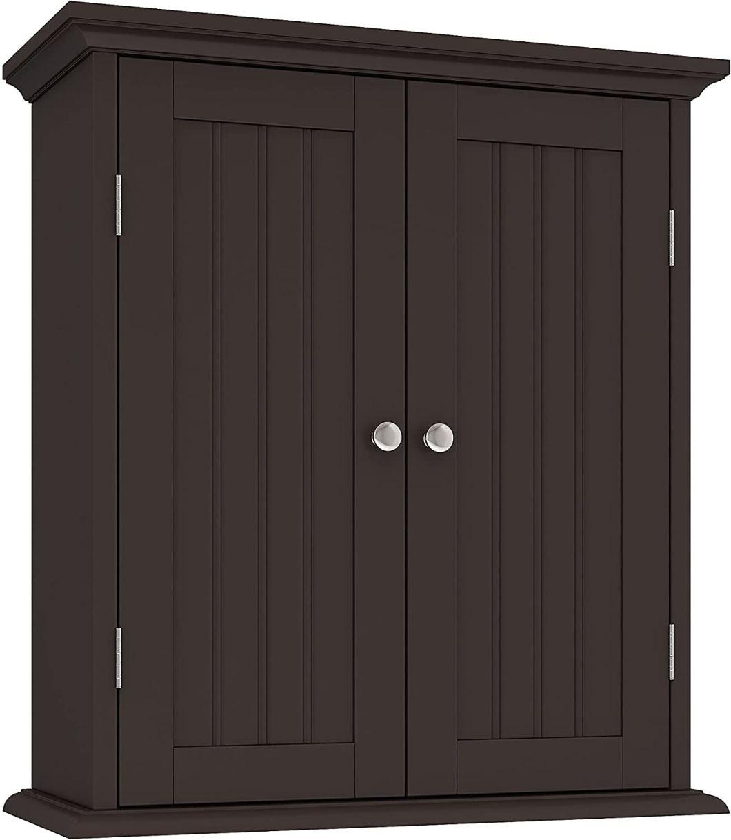 Bathroom Wall Cabinet Over The Toliet, Black